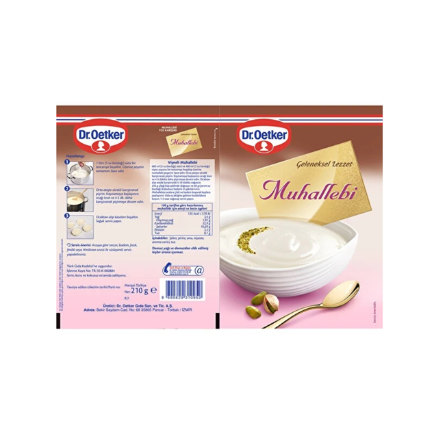Dr Oetker Muhallebi Turkse desserts 210g