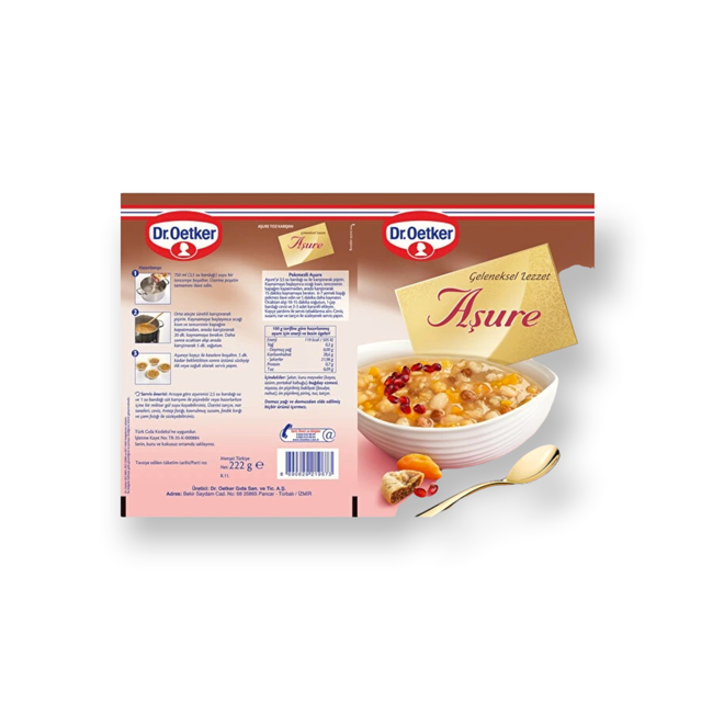 Dr Oetker Dr. Oetker Asure 222g (dessert van tarwekorrels)