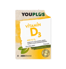 YouPlus Youplus Vitamin D3 400 IU 20 ml Oral Damla