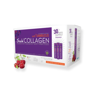 Suda   Collagen with Sambucus & Cherry Flavor 30 Shots x 40 ml