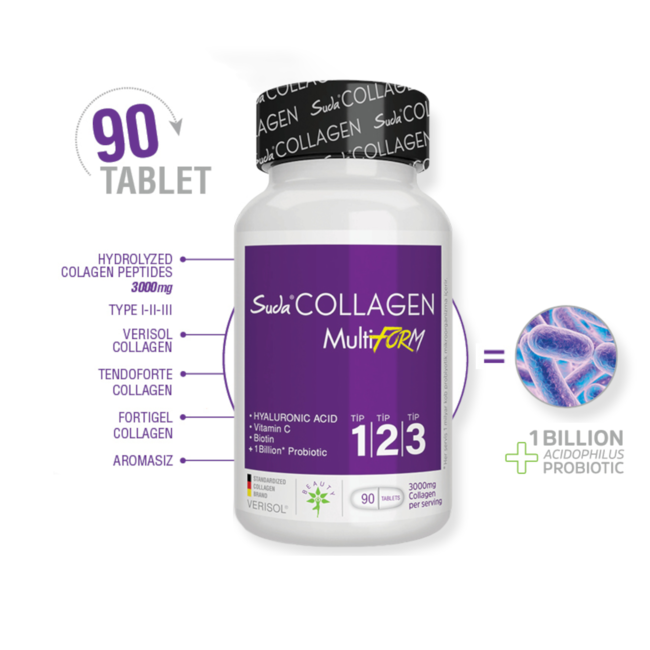 Suda   Collageen tipo 1-2-3 Multiform 90 cápsulas
