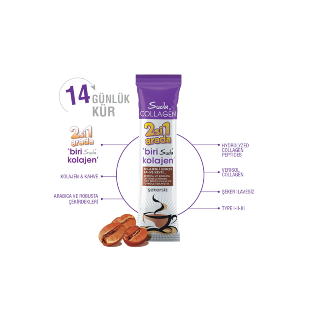 Suda   Collagen Kaffee 14 x 5.5g