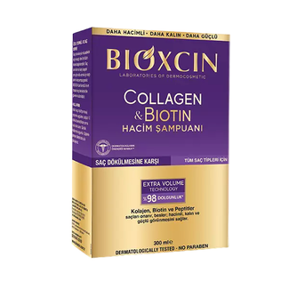 Bioxcin Bioxcin Collageen & Biotine Volume Shampoo 300 ml (Tegen haaruitval)