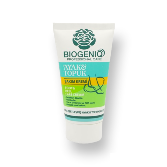 Biogeniq Fuß- & Fersencreme 50 ml (Für trockene, rissige und verhärtete Füße und Fersen)