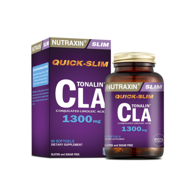 Nutraxin   CLA Tonalin 1300 mg 60 Capsules (Régime - Perte de poids)