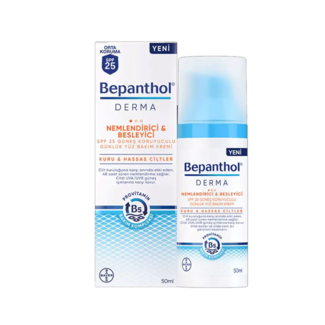 Bayer Bepanthen/Bepanthol Derma Hydraterend en Voedende Cr√®me 50 ml (Droog en Gevoelige Huid)