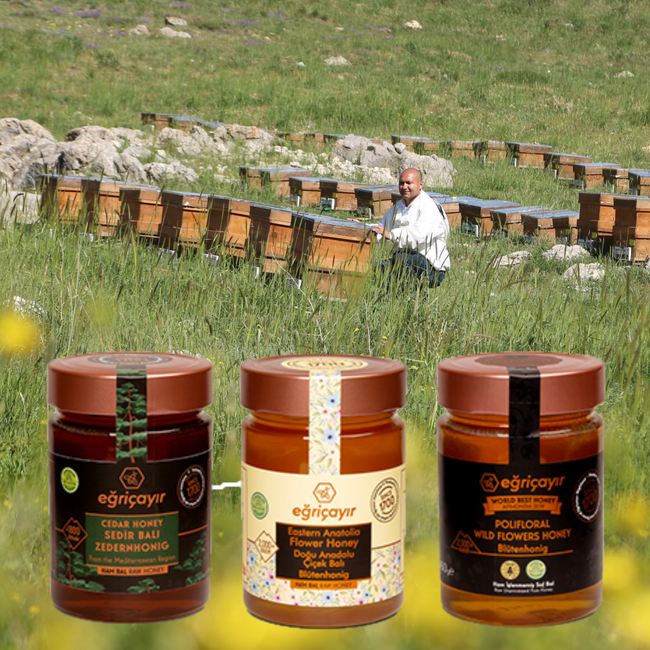 Egricayir Egricayir Turkse Bloemen Honing 850g