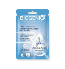 Biogeniq Biogeniq Amino Asit İçeren Tek Kullanımlık Kağıt Yüz Maskesi