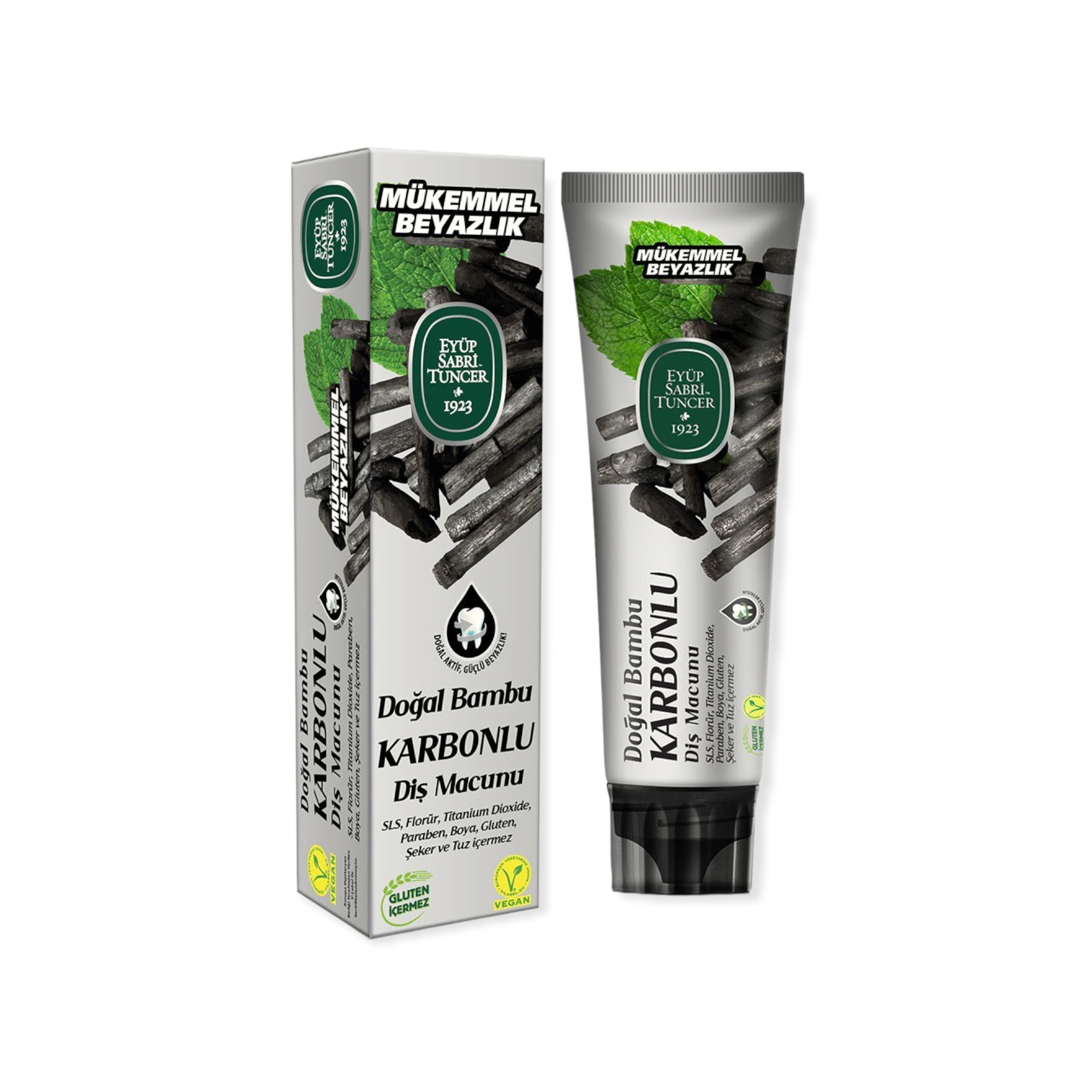 Eyup Sabri Tuncer Natrliche Bambus Aktivkohle Zahnpasta 90 ml -  HerbalDrogist.com