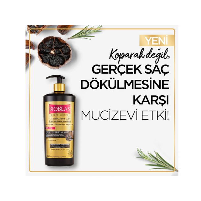 Bioblas Bioblas Zwarte Knoflook Shampoo 1000ml