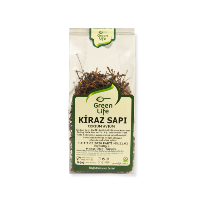 Green Life Doğal Kiraz Sapı Çayı- 40 gr