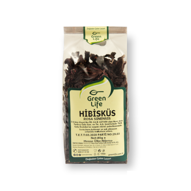 Green Life Natuurlijke Hibiscus Thee 80g