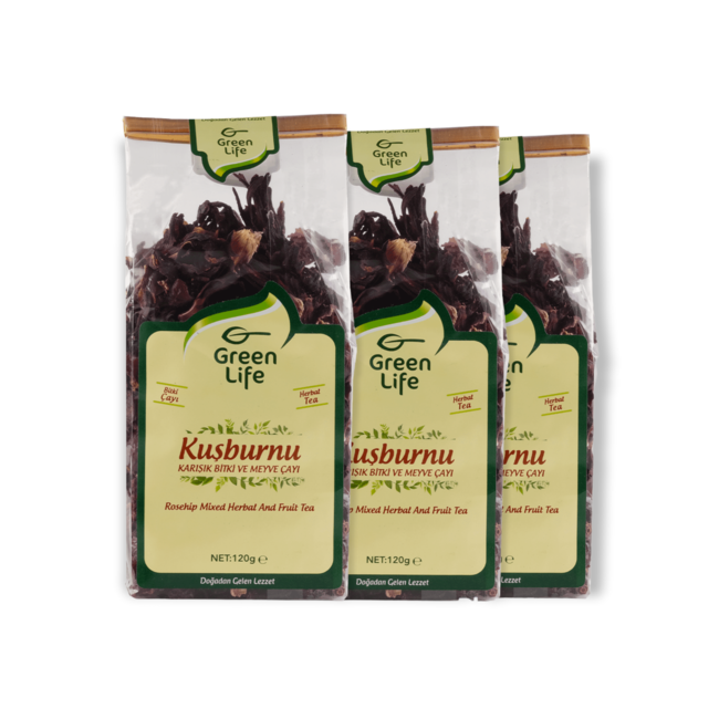 Green Life Natural Rosehip Tea 120g