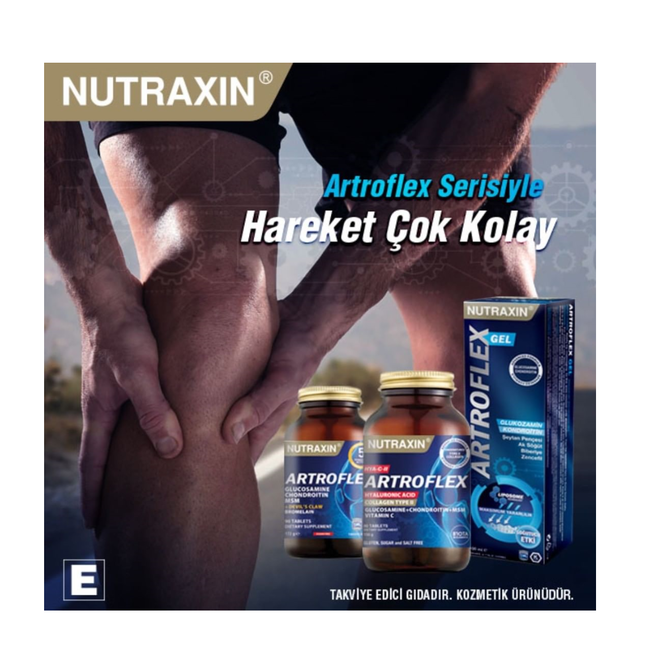 Nutraxin   Artroflex 90 Tabletten – Glucosamin, Chondroitin, MSM, Bromelain & Teufelskrallenwurzelextrakt