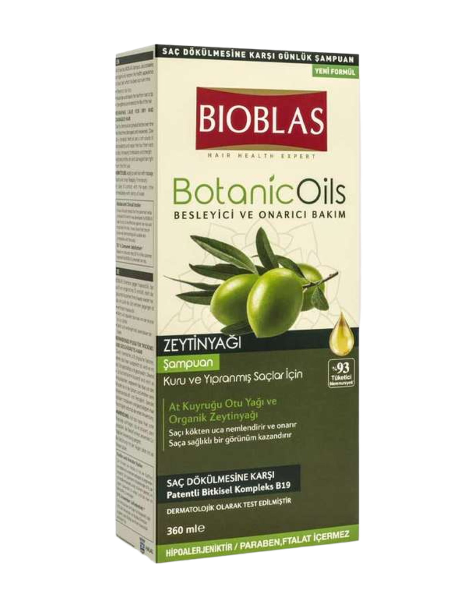 Bioblas Bioblas Zeytinyağlı Şampuan 360 ml