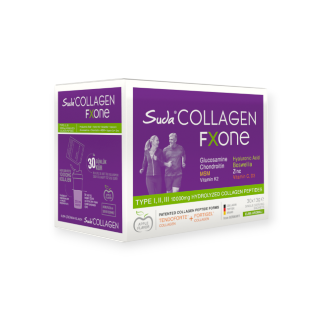 Suda   Collagène Fxone Goût Pomme 30x13g Sachets (Santé des articulations)