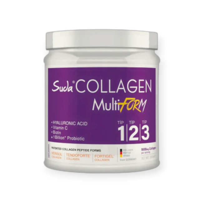 Suda   Collagen Toz Tip123 MultiForm  300g (Aromasız )