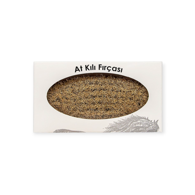 Biogeniq  Brosse pour le visage et le corps en poils de cheval Biogeniq