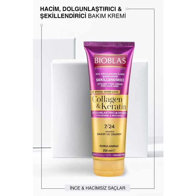 Bioblas Collagen & Keratin Hair Styling Conditioner 250 ml