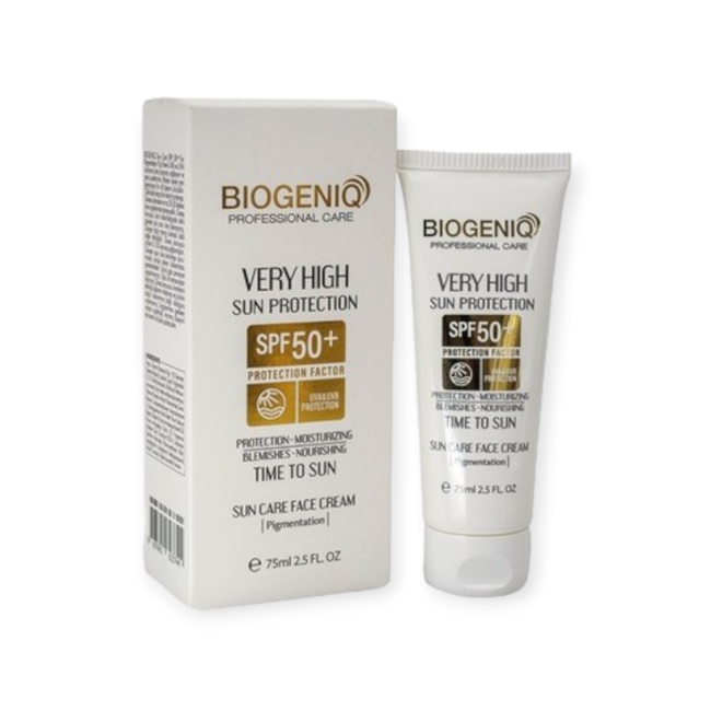 Biogeniq Sun Anti-Blemish Zonnebrandcreme SPF 50+ 75 Ml