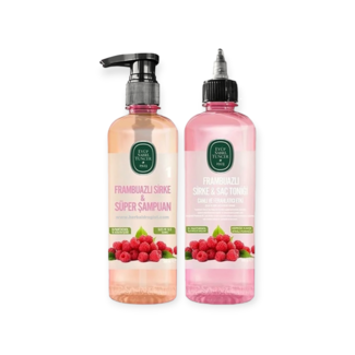 Eyup  Sabri Tuncer Set de Shampooing au Vinaigre de Framboise & Tonique Capillaire