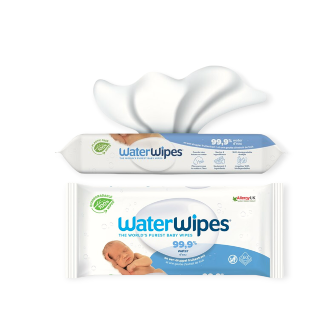 WaterWipes Bio Baby Wipes / Diaper Wipes 60 pieces
