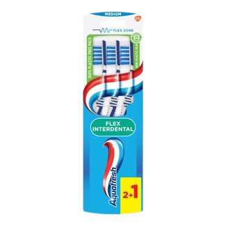 Aquafresh Aquafresh Flex Interdental-Zahnbürste 2+1 gratis