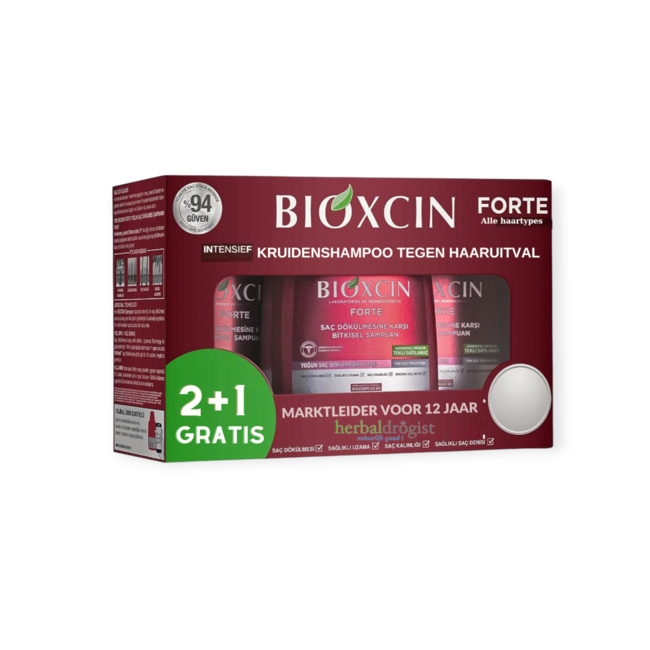 Bioxcin Forte Şampuan 3x300 ml (3 al, 2 öde)