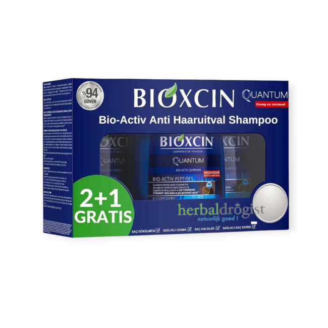 Bioxcin  Quantum Şampuan Kuru-Normal Saçlar İçin 3x 300 ml