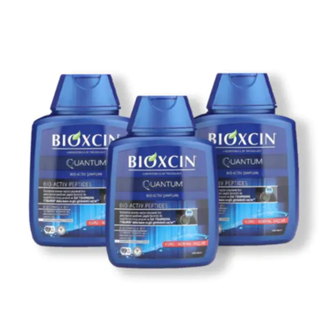 Bioxcin  Quantum Shampoo voor Droog-Normaal Haar 3x 300 ml