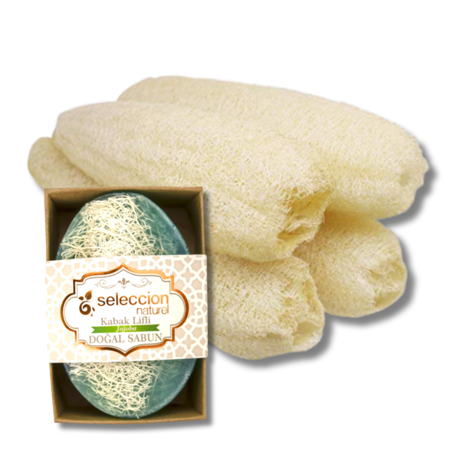 Seleccion Naturel Jojoba Soap with natural Luffa Sponges 120 g