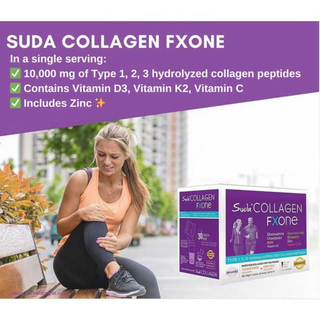 Suda   Collagène FXONE Type 123 30 x 12g Sachets (Sans saveur)