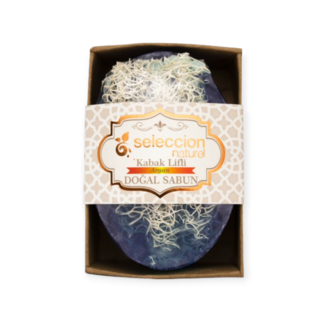 Seleccion Naturel Seleccion Argan-Seife mit natürlichen Luffa-Schwämmen 120 g