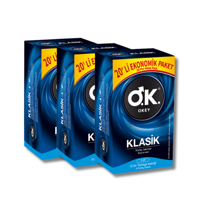 OK Klassiek 20 Condoom (met glijmiddel)