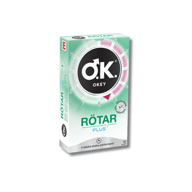 OK Rötar Plus 10 stuks Condooms met Vertragend Effect