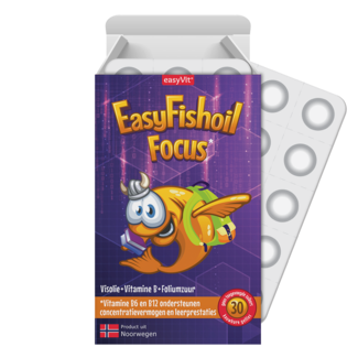 EasyVit EasyFishoil  Easy Q Kids 30 Çiğneme Tableti