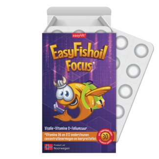 EasyVit EasyFishoil  Easy Q Kids 30 kauwtabletten