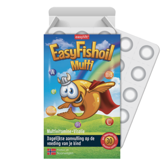 EasyVit EasyFishoil Multivitamin -Multi Omega 3 - 30 Çiğnenebilir Tablet