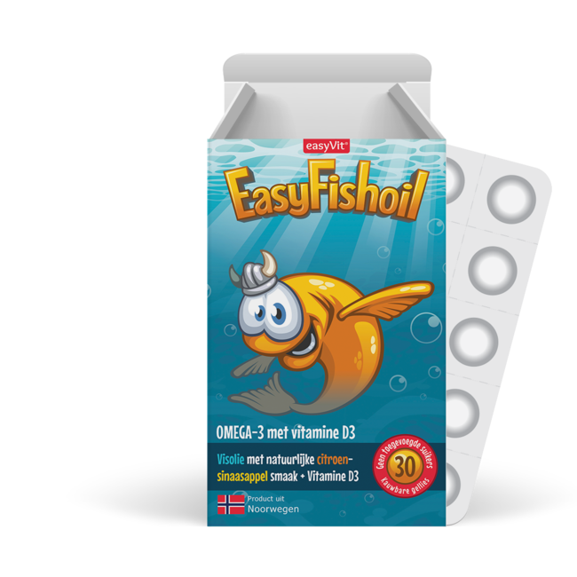 EasyVit EasyVit EasyFishOil Omega 3 et Vitamine D - 30 comprimés à mâcher