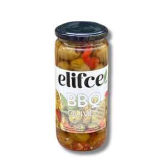 Elifce Elifce BBQ-olijven zonder pit 500g
