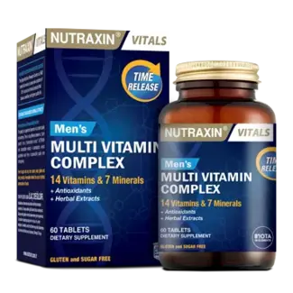 Nutraxin   Multivitamin & Mineral Complex  60 Tablet (Erkekler İçin)