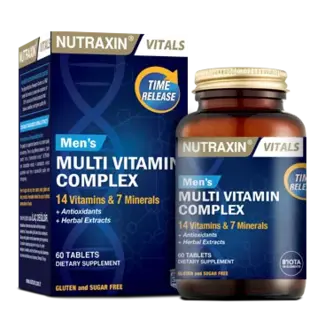 Nutraxin   Multivitamine- en mineralencomplex 60 tabletten (voor mannen)