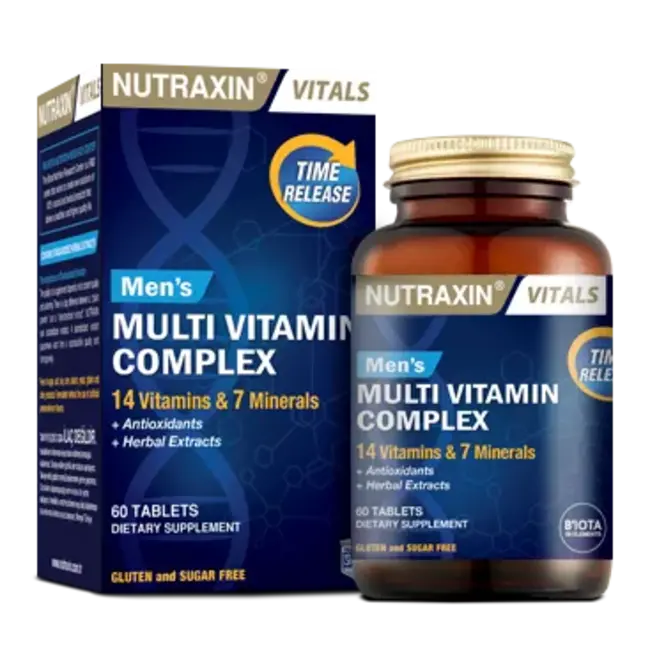 Nutraxin   Multivitamine- en mineralencomplex 60 tabletten (voor mannen)