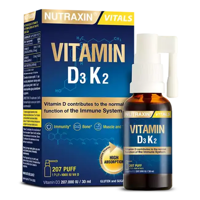 Nutraxin   Vitamine D3K2-spray