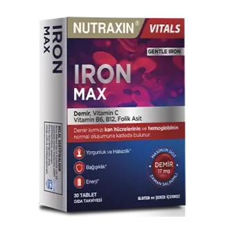 Nutraxin   Iron Max 30 tabletten (IJzer)
