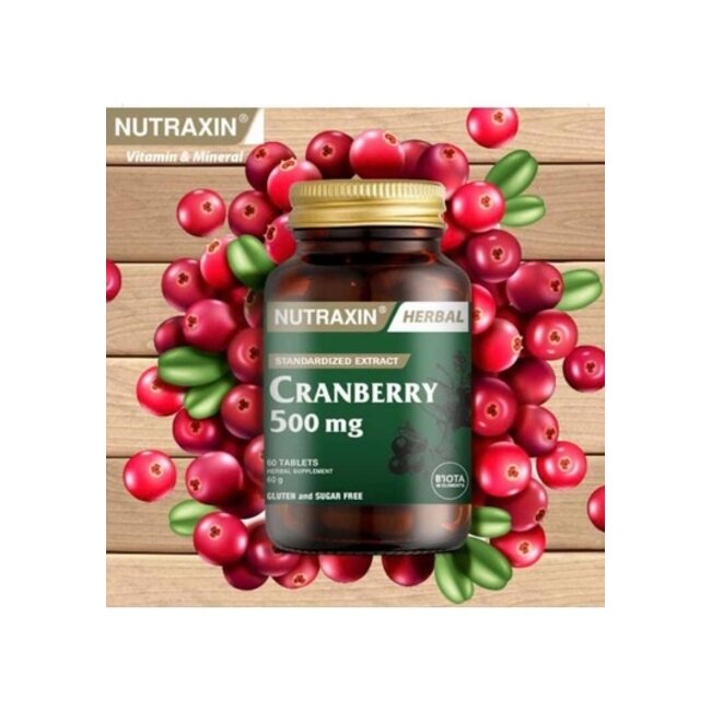 Nutraxin   Cranberry 500 mg 60 Tabletten