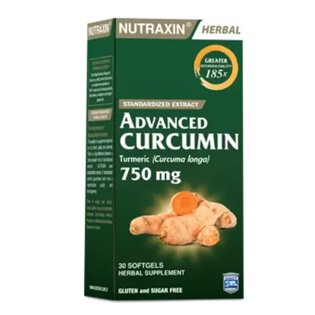 Nutraxin   Advanced Curcumine Extrait de Curcuma 30 capsules molles