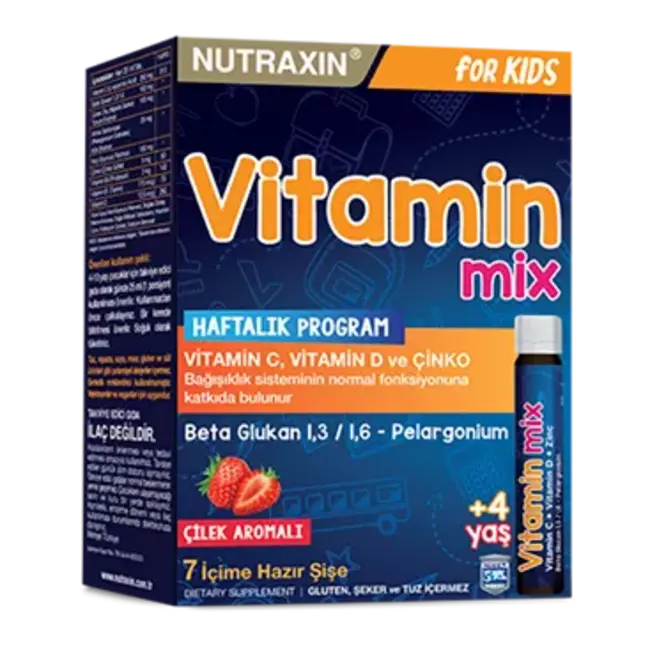 Nutraxin   Mélange de vitamines pour enfants 7x25 ml