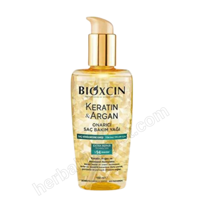 Bioxcin Keratin & Argan Onarıcı Saç Bakım Yağı 150 ml