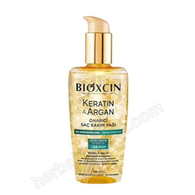 Bioxcin Keratine & Argan Herstellende Haarverzorgingsolie 150 ml
